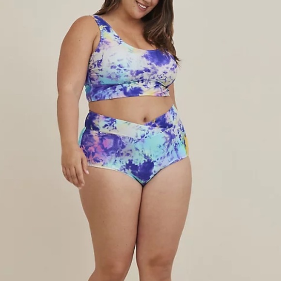 Torrid HIGH WAIST WRAP RISE SWIM BOTTOM size 4X - Picture 4 of 5